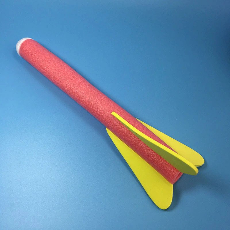 DIY Science Toy Rocket Launcher for Kids, STEM Physics Project for Pre-teens, Model Educational Toy for Outdoors