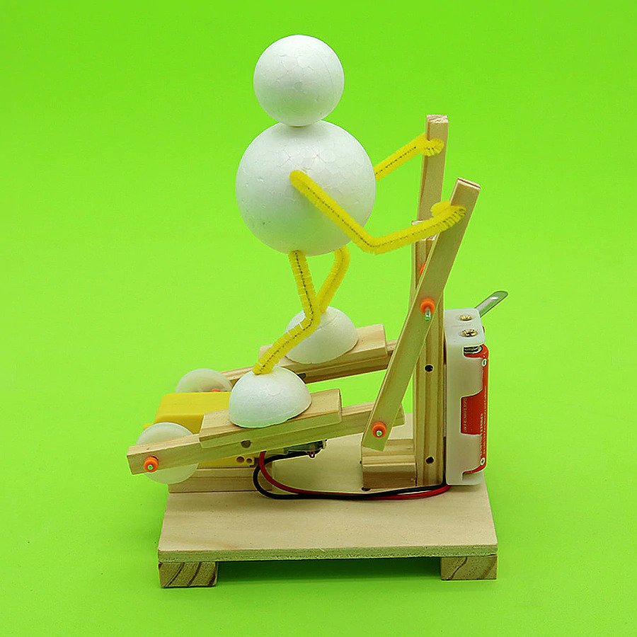DIY Science Treadmill Toy Model for Kids 10 and above, STEM Electronic Project with Self-assembly